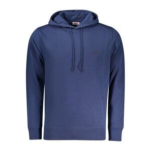 Rifle Cotton Crewneck Sweatshirt Men Blue Sweaters